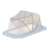 Maxbell Crib Netting Cover Bedding Arched Easy to Use Tent Net for Home Bedroom Room M blue