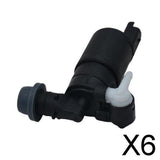 Maxbell 6xFront Rear Twin Outlet Windscreen Washer Pump for   Qashqai (2007-2015)