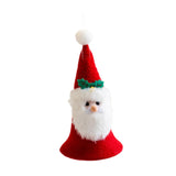 Maxbell Christmas Doll Bells Pendant Christmas Decoration for Study Room Door Window Santa