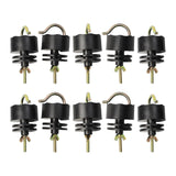 Maxbell 10Pcs Electric Fence Insulators Convenient Multipurpose for Garden Lawn Farm
