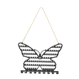 Maxbell Earring Wall Holder Organizer Earring Hanging Rack for Dresser Necklace Home Black