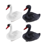 Maxbell 4x Plastic Floating Swan Decoy Hunting Fishing Garden Scarer Scarecrow Decor
