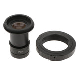 Maxbell T2 Ring for Canon DSLR + 9.6X Widefield Microscope Eyepiece 23.2mm + 30mm Sleeve Tube - Aladdin Shoppers
