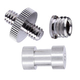 Maxbell 3x1/4 to 3/8 Screw Adapter Camera Mount Metal for Ballhead Shoulder Rig Camera