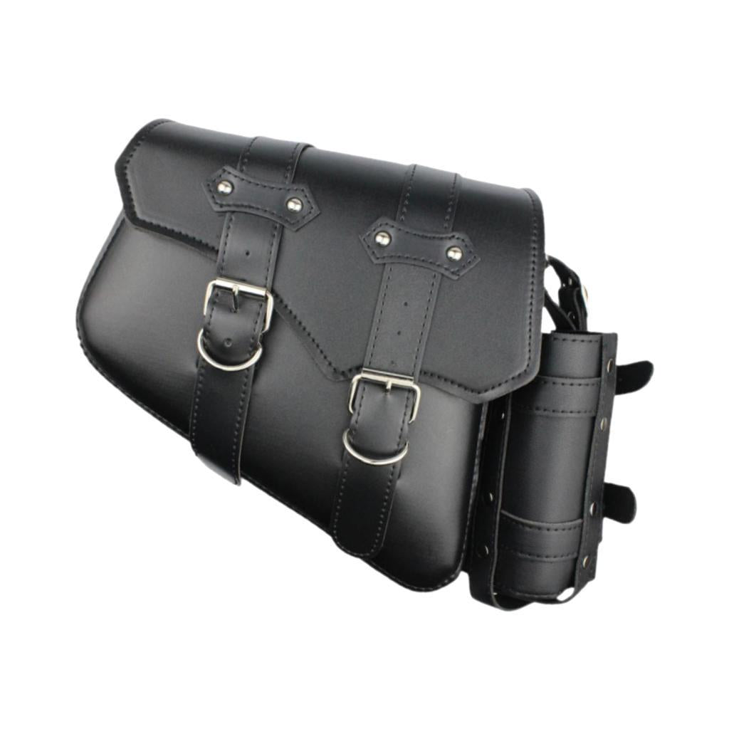 Maxbell Motorcycle Side Saddlebag Quick Detachable Bike Storage Outdoor Swingarm Bag Left Mount