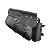 Maxbell Motorcycle Side Saddlebag Quick Detachable Bike Storage Outdoor Swingarm Bag Left Mount