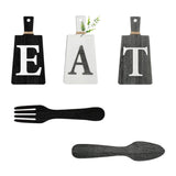 Maxbell 5Pcs Decorative Hanging Wooden Letters Room Farmhouse Rustic Wood Decoration D