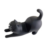 Maxbell Cat Phone Stand Decorative Compact Bracket for Desk Ideal Gift Children Gift Black