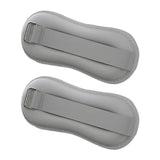Maxbell 2 Pieces Ankle Weights Workout Leg Weight Straps for Pilates Walking Fitness gray 0.75KG