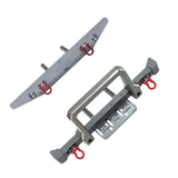 Maxbell RC Front Rear Bumper Pro for MN999 MN222 SCX10 90046 90047 RC Car Model Titanium