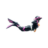 Maxbell 1/64 Action Figurines People Figurines for Miniature Scene Photography Props Violet
