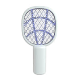 Maxbell Fly Killer Racket Swatter Mini Fly Zapper Racket for Bedroom Trips Home White