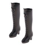 Maxbell Fashion Plastic Boots Rainshoes Shoes for 12inch Blythe Takara for DOD Dollfie 1/6 BJD Doll Outfit Black - Aladdin Shoppers