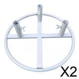 Maxbell 2xFlower Pole Display Stand Base DIY for Florist Flower Arrangement Home Decor E