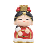 Mazu Mother Goddess Statue Resin Figurine for Housewarming Bookshelf Desktop Book Base