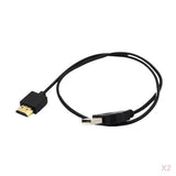 Maxbell 2x USB 2.0 Male to HDMI Male Charger Cable Splitter Adapter 50cm