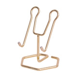 Maxbell Phone Holder Metal Wire Gift Sturdy Cellphone Mount for Travel Bedroom Table Gold