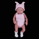 Maxbell 26cm Soft Silicone Simulation Newborn Baby Doll in Pink Clothes Pregnant Learning Toy - Aladdin Shoppers