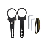 Maxbell 2 Pieces 1.75inch Light Bar Mounting Brackets Kit Adjustable for Truck SUV