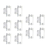 Maxbell 10 Pieces Door Hinges Premium Accessories for Living Room Cabinets White