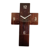 Maxbell Maxbell Wall Clock Modern Non Ticking Small Silent Clock for Living Room Office Gift dark brown