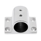 3pcs Marine Boat Hand Rail Fitting Rectangle Stanchion Base for 1inch Tube