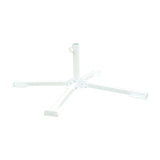 Maxbell Patio Umbrella Stand Foldable Umbrella Holder Base for Backyard Lawn Fishing White