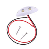 Maxbell 2xMarine Boat RV White LED Interior Courtesy Light Caravan Walkway Stair 12V