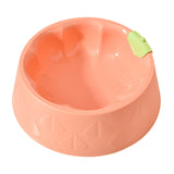 Maxbell Cat Bowl Pet Feeder Bowl Dish Drinking Travel for Small Food Water Bowl Pink