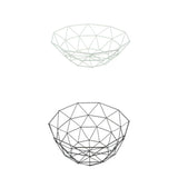 Maxbell 2 x Wire Fruit Basket Bowl Food Serving Dish Candy Biscuit Snack Bowl S+L