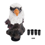 Car Gear Shifter Knob Creative with Adapters Fashion Resin Gear Shifter Head White