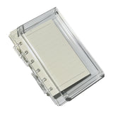 Maxbell Loose Page Diary Book Creative Stationery for Journaling Drawing Note Taking A7 Clear