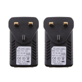 Maxbell 2Pieces UK Plug 12V 1A  Poe Power Supply for Networking Switch Router