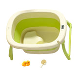 Maxbell Foldable Baby Bath Tub Multifunction Bathing Basin for Newborn Travel Green