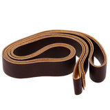 Maxbell 2 Pieces 10 Meters Long DIY PU Leather Straps Strips for Crafts  2cm Wide