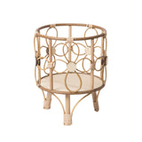 Handwoven Plant Stand Planter Rack Hotel Plant Table Corner Flowerpot Holder 26x31cm