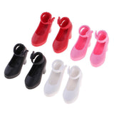 Maxbell 4 Pairs 1/6 Doll Plastic High Heels Shoes For Blythe Licca Doll Clothing - Aladdin Shoppers