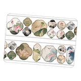 Maxbell Scrapbooking Stickers Creative Washi Tape for Card Crafting Journal Supplies Lotus