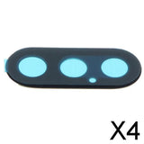 Maxbell 4xFor iPhone X Replacement Phone Back Rear Camera Lens Glass Cover