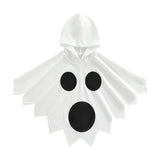 Maxbell Child Halloween Costume Capes Cosplay Props for Halloween Stage Performances Whtie Black