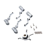 Maxbell RC Helicopter Swashplate Set Easy Installed RC Aircraft Accessories for K170 Silver