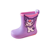 Maxbell Rain Boots Rainproof Shoes Cartoon Pattern Gardening Shoes for Kids Children Inner Length 19cm