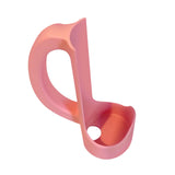 Maxbell Slim Can Holder with Handle Portable Reusable Beverage Grip for Parties Gift pink