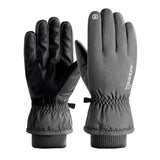 Maxbell Maxbell Winter Warm Gloves Touch Screen with Reflective Logo Anti-Slip for Outdoor Grey M SK19