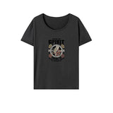 Maxbell Maxbell Women's T Shirt Summer Female Basic Tee Shirt for Camping Backpacking Sports XL Grey