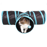 Maxbell Maxbell 3 Ways Folding Portable Pet Cat Tunnel Dog Kitten Toys Playing Tube w/ Ball