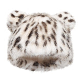 Maxbell Faux Fur Hat Men Women Comfortable Bear Ears Hat for Walking Outdoor Fishing