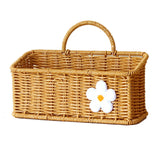 Maxbell 2xWall Mount Basket with Hanging Handle Decoration for Vegetable Ginger Garlic
