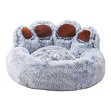 Maxbell Maxbell Pet Bed Waterproof Bottom Sleeping Sofa Comfortable Plush for Dogs Gray Large