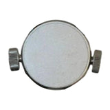 Maxbell Stainless Steel Eyebrow Stencil Compact Makeup Tool for Practice Gift Travel argent